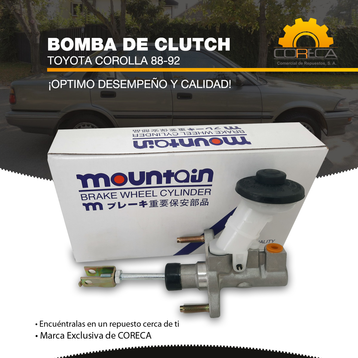 #bombadeclutch #mountain #coreca #coreca_crc #clutch #corolla #toyotacorolla toyotacorolla88-92