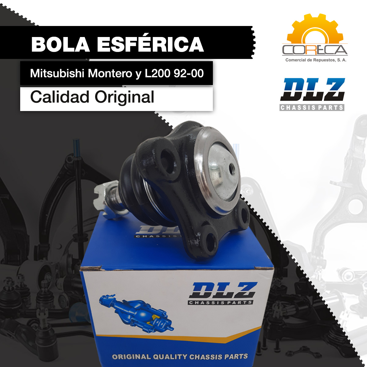 #coreca #coreca_crc #dlz #dlzchasis #trendelantero #bolaesferica #bolaesf_rica #mitsubishimontero #l200 #mitsubishi